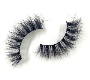 3d fluffy lash view vendor with customized package mink eyelash with Acrylic packing