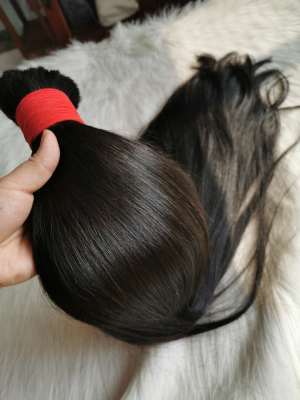 wholesale Chinese hair luxury raw material factory direct 100% real virgin hair one donor unwashed hair bulk 