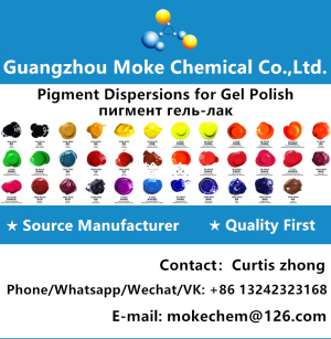 NO solvent/ No Smell/ Pigment Dispersions for Gel Polish UV nano
