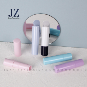 jinze lip balm container tube round shape custom color 3 kinds of inner tube 11.1mm 