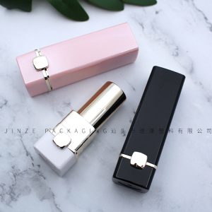 High-end square custom lipstick tube packaging container luxury
