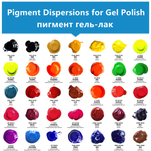 Pigment Dispersions for Gel Polish