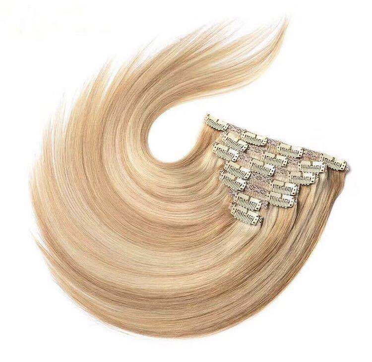 Top grade virgin  Remy Human Hair Clip In Extensions 