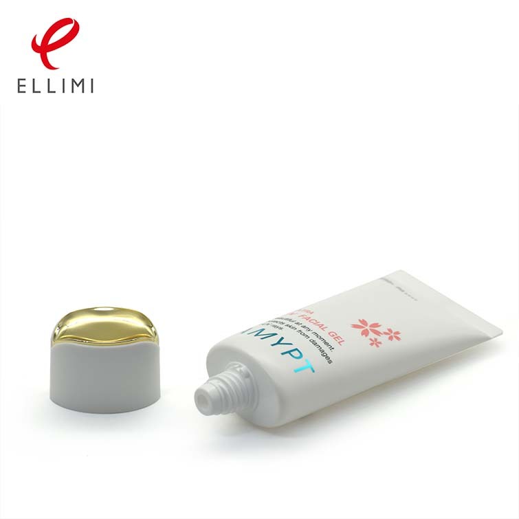 Cosmetic tube packaging 80-120ml Flat Plastic Neck cream