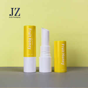jinze new design screw to open & close empty lipstick tube lip balm case container 