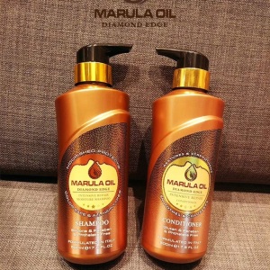 OEM private label Pure Natural Anti Hair Loss hair care organic Marula oil shampoo 