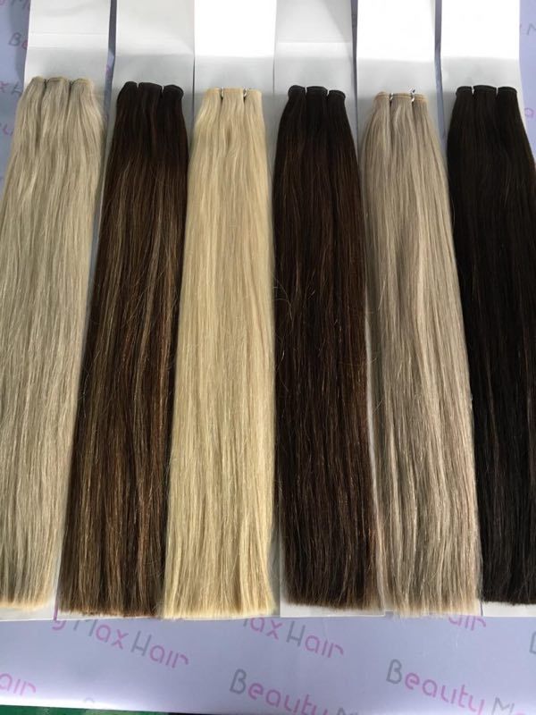 European Silky Human Hair Weave Extension Custom Order Hair Factory Vender