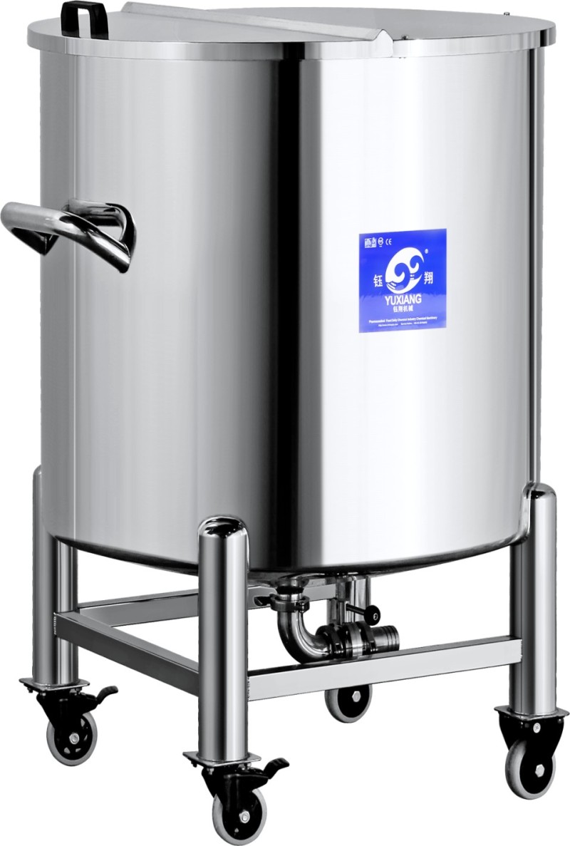 Stainless Steal Vertical Movable Open / Sealed / Heating Storage Tank with Good Preservation Performance 