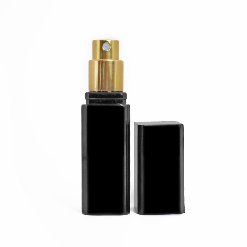 15ml black crimp pump perfume aluminum atomizer