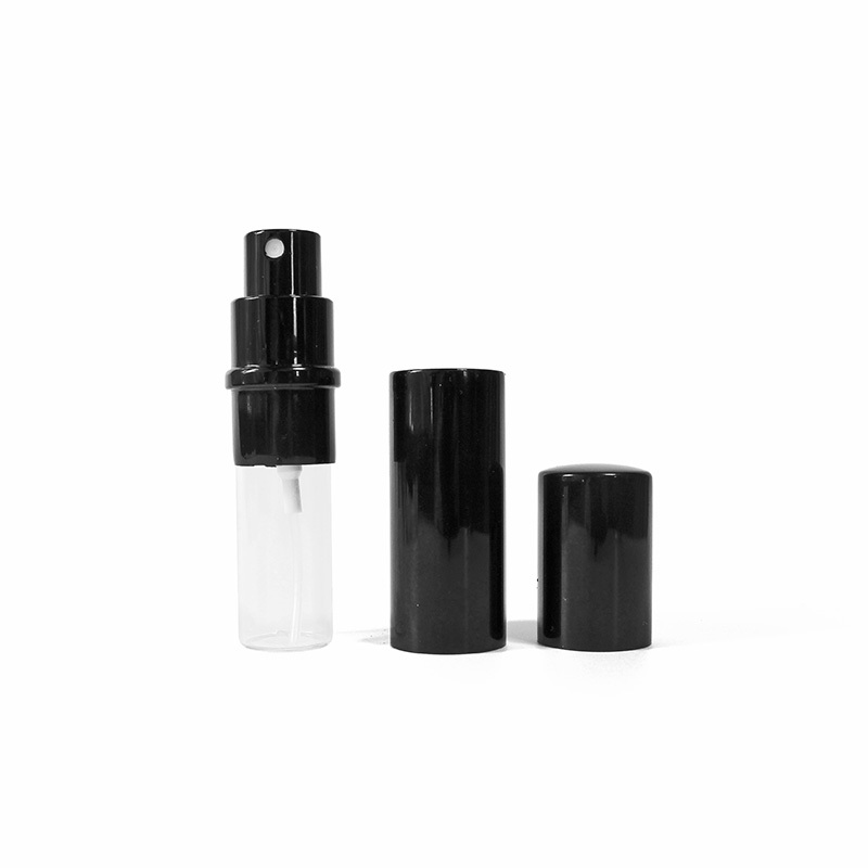 10ml black aluminum perfume atomizer