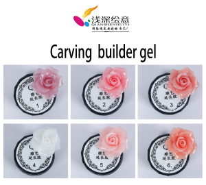 Multifunctional Sculptural Solid Carving Builder Extension Nail Gel
