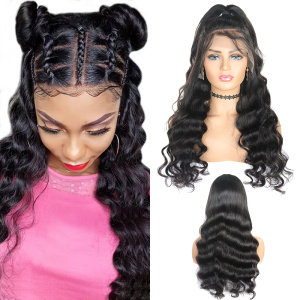 Vast Brazilian Loose Wave Lace Front Human Hair Wigs For Black Women Pre Plucked 13x4 Lace Frontal Wig 150% Density 