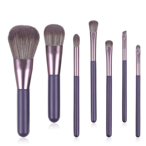 Fashion 7pcs synthetic Comestic brush set with makeup powder brush set 