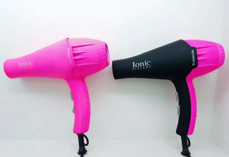 Ionic hair dryer Professional Salon High Power Black and pink Hair Dryer 2200W Blower 