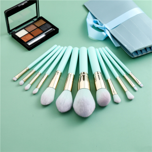High quality 12pcs Professional makeup brush set with PU bag 