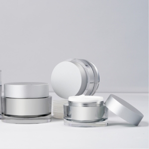 High quality plastic face cream jar PMMA acrylic 8 oz / 250ml    cosmetic jars 
