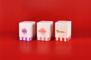 Custom Golden Emboss Paper Perfume Box