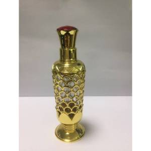 luxury Dubai Arab style square gold metal essential oil bottle 