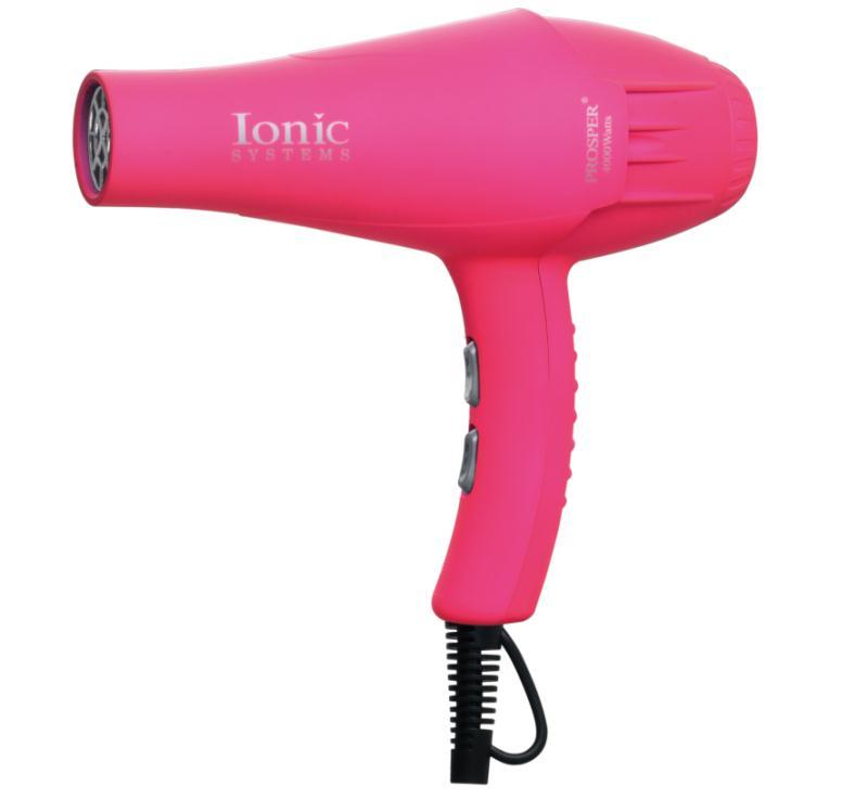 Ionic hair dryer Professional Salon High Power Black and pink Hair Dryer 2200W Blower 