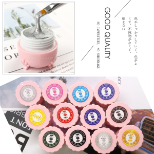 New Products 12 Colors Soak Off Uv Light Painted Gel Nail Polish Painting Gel Uv Gel Polish 