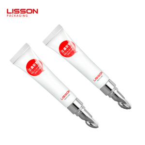 Eye cream tube packaging with spot Zinc alloy applicator