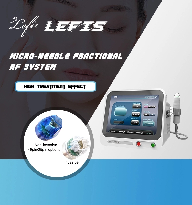 Sanhe lefis best selling!! non-invasive and invasive portable rf microneedle face lifting Fractional RF Microneedle Machine for sale 