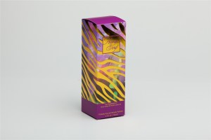 Custom Paper Perfume Box with Gold Foil 