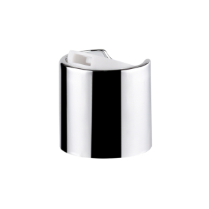 24/410 Golden Aluminum Plastic Flip Top Cap for shampoo and shower gel bottles