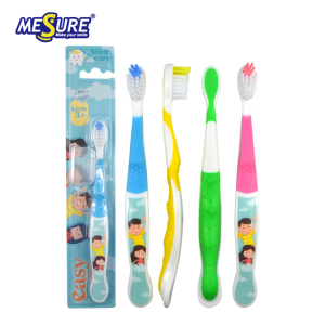 Cute cartoon children toothbrush with heat transfer printing