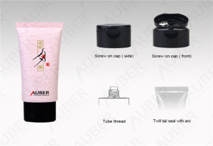 Paper Texture Cosmetic Packaging Tube 