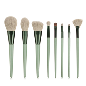 Private label 8pcs vegan Synthetic hair makeup brush set