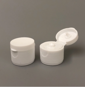 Manufacture white PP flip top cap 24/410 ready to ship in stock