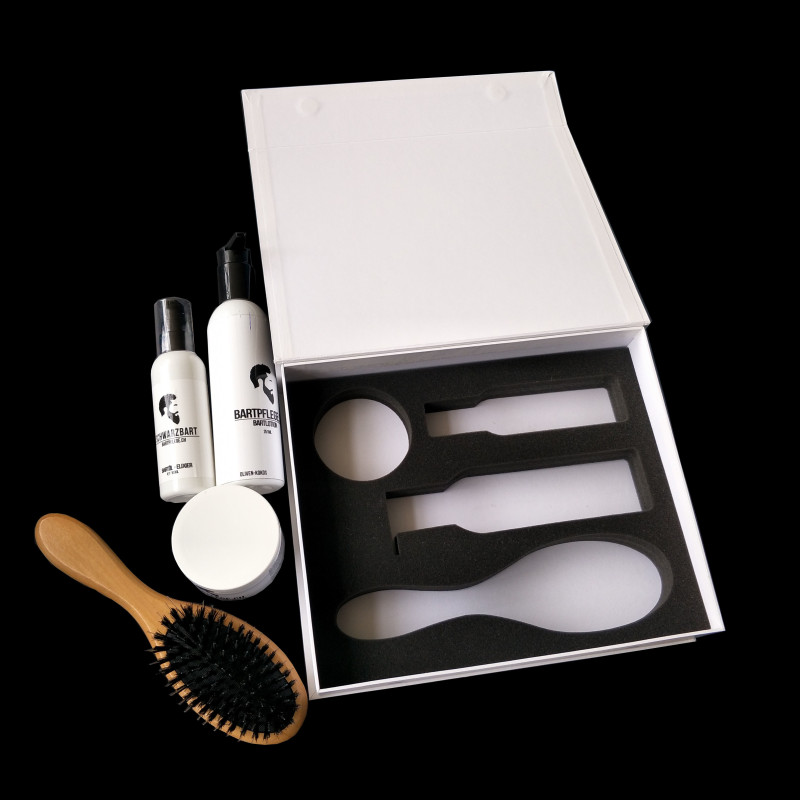 custom magnet packaging box for beard care kit set