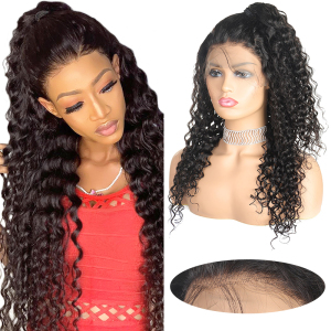 Vast Brazilian Remy Hair PrePlucked With Baby Hair Swiss 360 Lace Frontal Human Hair Wigs For Black Women In Stock 