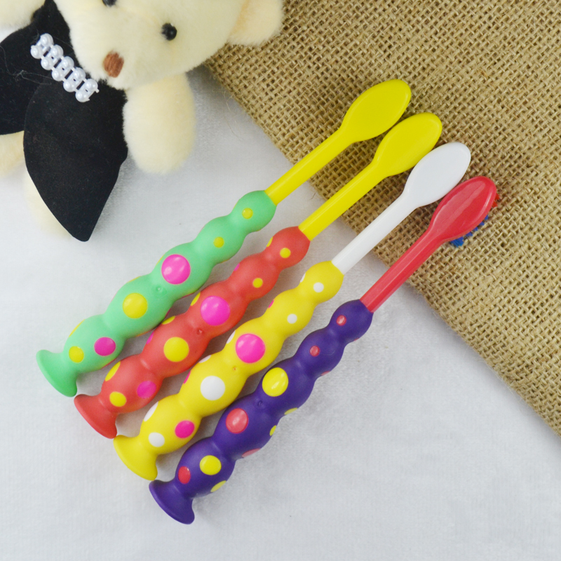 Kids suction cup toothbrush