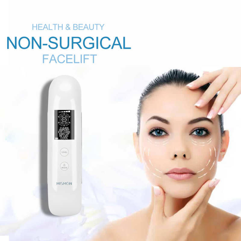 multi-functional beauty equipment ems lifting face massager rf 6 in 1 led skin tightening facial machine