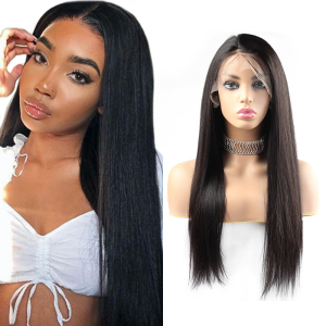 Vast Swiss Lace Frontal Straight Wig Vendor Natural Color Raw Unprocessed Brazilian 100% Cuticle Aligned Human Hair Wig 13*6