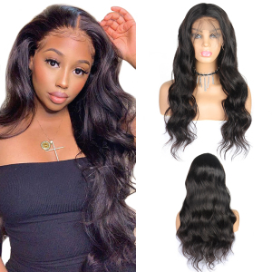 Vast Natural Wave 13*6 Lace Frontal Human Virgin Hair Wigs Full Cuticle Aligned Unprocessed Indian Virgin Hair Wigs Body Wave 