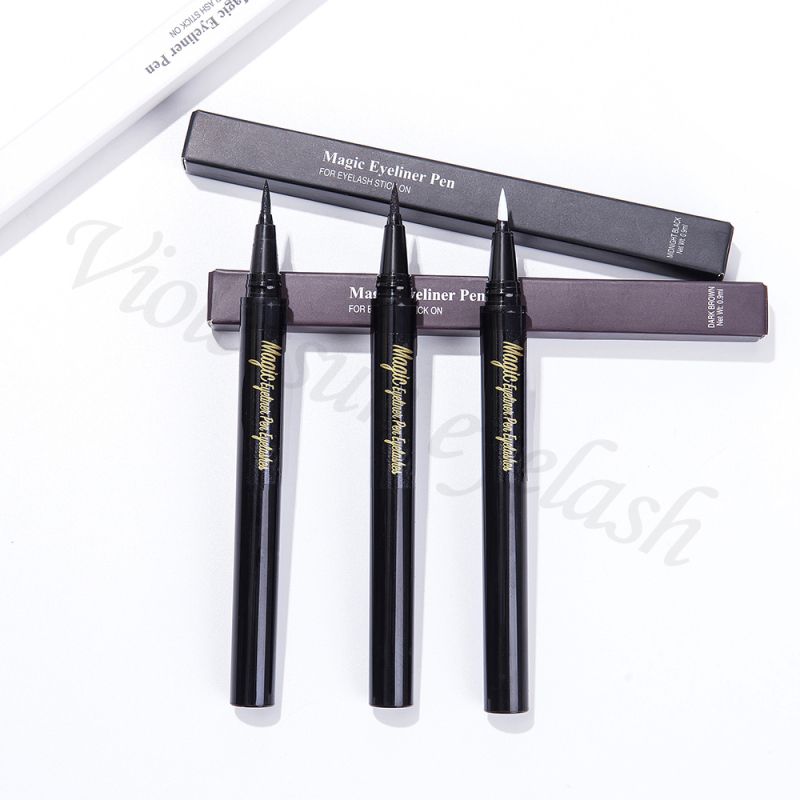 Violetsun premium magic full strip eyelash magic  adhesive eyeliner pen 