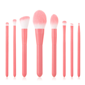 Professional Pink sythetic 8pcs Makeup powder brush set