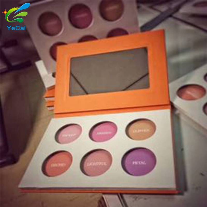 Design your own eyeshadow palette private label , eco-friendly 12 color makeup palette eyeshadow palette packaging