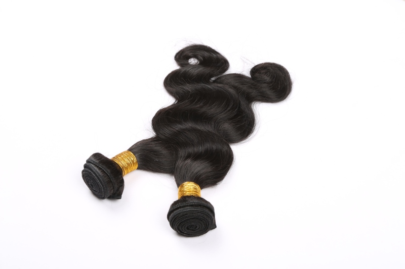 Virgin remy human hair weave TD-VIRGIN 100g per bundle Natural color