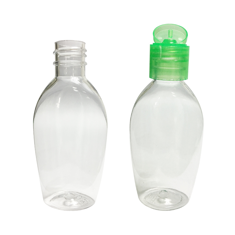 Hot Selling PET 50ml Hand Sanitizer Bottle With Flipcap 
