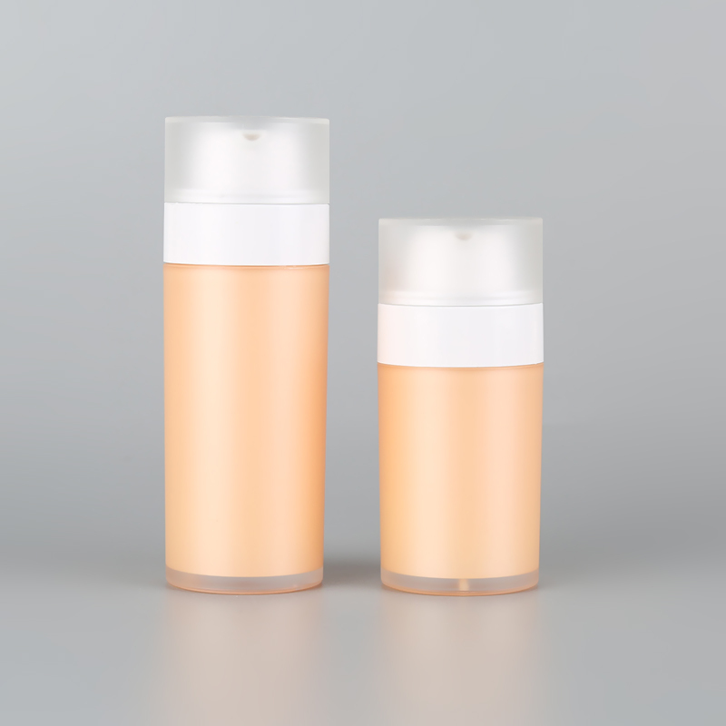 Acrylic airless lotion bottle