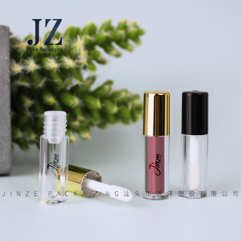 jinze mini lip gloss tube injection molding bottle 1ml blow bottle 2.5ml container