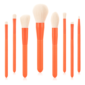 Luxury High quality White Synthetic 8pcs makeup brush set