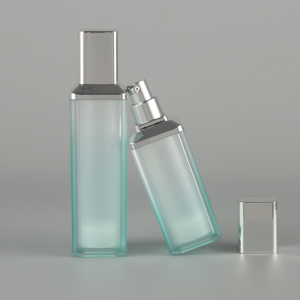 Square acrylic airless bottle