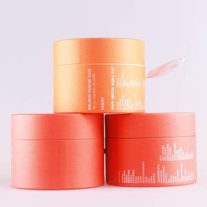 Wholesale promotional cylindrical paper box round paper tube for perfume