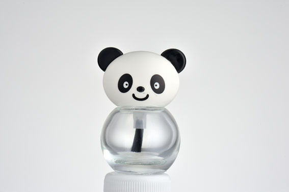 Panda shape nail polish package