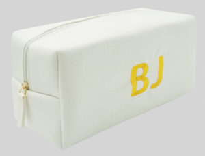 cotton canvas cosmetic pouch with special logo